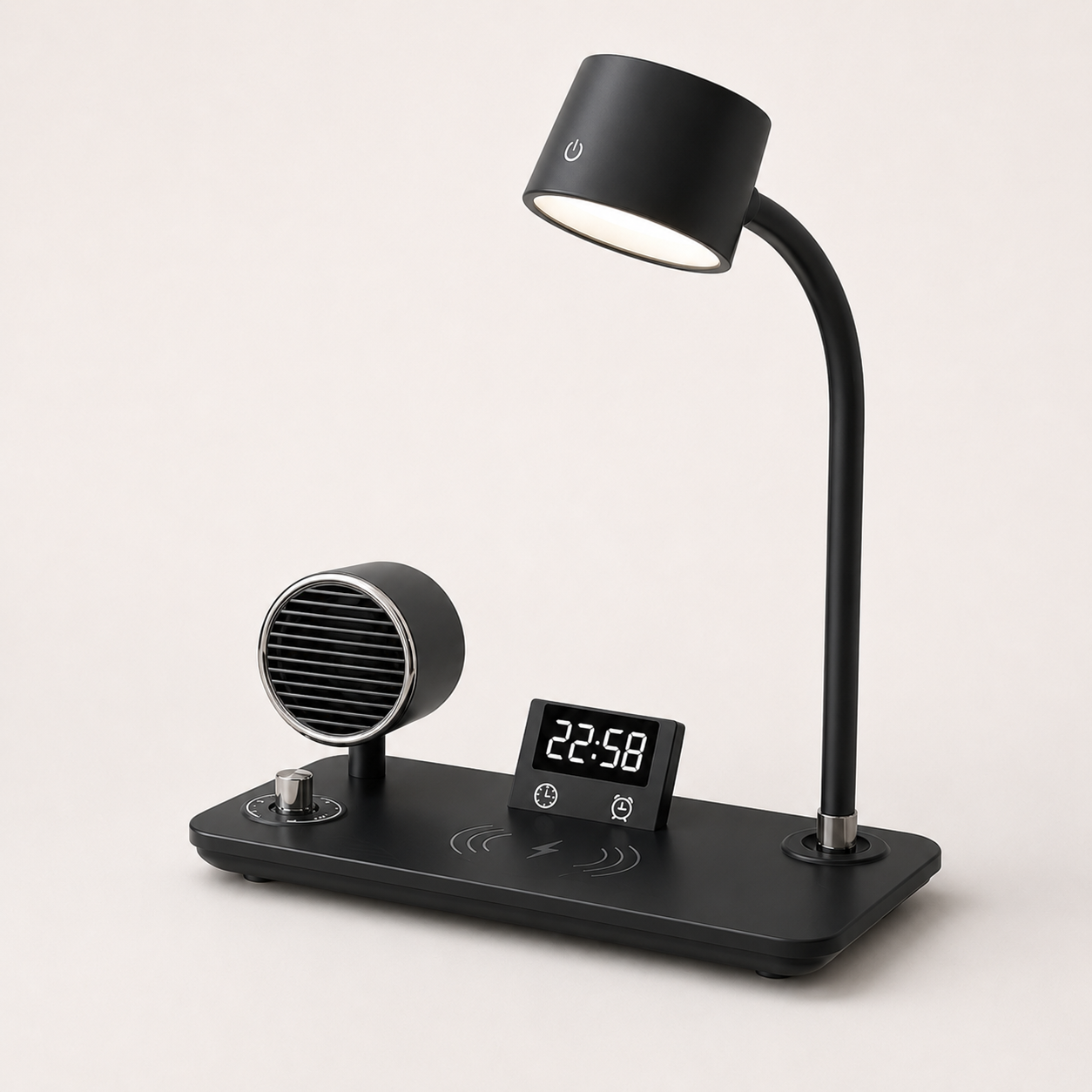 15W Wireless Charging Bluetooth Alarm Lamp  14:49